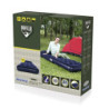 Bestway Pavillo Luftbett, Blue Horizon Step, Blau, 185 x 76 x 28 cm, Single, mit interner Fußpumpe