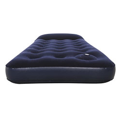Bestway Pavillo Luftbett, Blue Horizon Step, Blau, 185 x 76 x 28 cm, Single, mit interner Fußpumpe