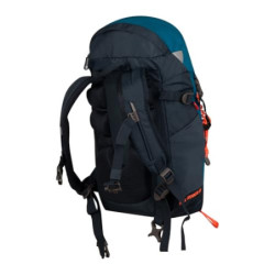 Trollkids Kinder Rucksack Fjell, Arktikblau/Dunkles navy/Glühendes Orange, 15L