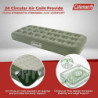 Coleman Luftbett Comfort Bed Single, Indoor/Outdoor Luftmatratze 1 Person, Velours Gästebett, Komfort Einzelbett, Campingbett