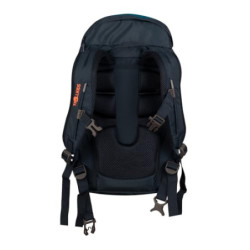 Trollkids Kinder Rucksack Fjell, Arktikblau/Dunkles navy/Glühendes Orange, 15L