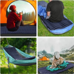 Unigear Camping Isomatte Kleines Packmaß, Aufblasbare Luftmatratze Camping, Schlafmatte für Outdoor, Ultraleicht Feuchtigkeit