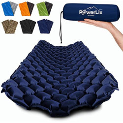 POWERLIX Camping Outdoor Luftmatratze - Ultraleichte Aufblasbare Isomatte, kompakte und leichte für Outdoor, Camping,Rucksack