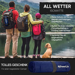 POWERLIX Camping Outdoor Luftmatratze - Ultraleichte Aufblasbare Isomatte, kompakte und leichte für Outdoor, Camping,Rucksack