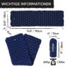 POWERLIX Camping Outdoor Luftmatratze - Ultraleichte Aufblasbare Isomatte, kompakte und leichte für Outdoor, Camping,Rucksack