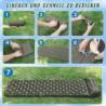 Karvipark Camping Isomatte mit Kopfkissen, Ultraleichte Luftmatratze Camping Kleines Packmaß, Schlafmatte Wasserdicht für Cam