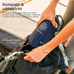 Bahidora® Isomatte . Isomatte Ultraleicht. Camping ,Schlafmatte kleines Packmaß - Ideal Camping Zelt, Trekking Schlafsack und