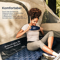Bahidora® Isomatte . Isomatte Ultraleicht. Camping ,Schlafmatte kleines Packmaß - Ideal Camping Zelt, Trekking Schlafsack und
