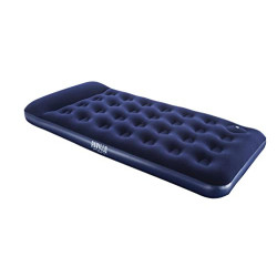Pavillo Bestway 74" x 39" x 11"/1.88m x 99cm x 28cm Airbed Twin Built-in Foot Pump, Blau