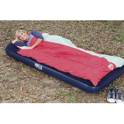 Pavillo Bestway 74" x 39" x 11"/1.88m x 99cm x 28cm Airbed Twin Built-in Foot Pump, Blau