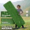 NORDBÄR® Camping Isomatte aufblasbar & Ultraleicht | Iso Luftmatratze kleines Packmaß für Camping, Outdoor & Zelten | Camping
