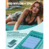 Glymnis Isomatte Camping Aufblasbare Luftmatratze Outdoor 12CM Verdicktes Aufblasbare Matratze mit Fußpresse Pumpe und Kissen