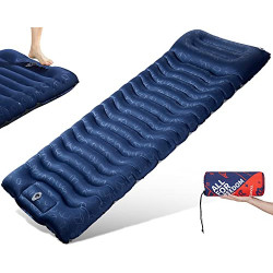 AKSOUL Isomatte Selbstaufblasend Luftmatratze Camping: Ultraleicht Outdoor 12CM Dick Verdickte Groß Zelt Aufblasbare Matratze
