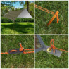 RYACO Tarp 3x4 m Wasserdicht Zeltplane Ultraleicht mit ösen + 6 Erdnägel + 6 Seilen, Anti-UV Schnee Regen Schutz Leicht Kompa