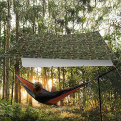 RYACO Tarp 3x4 m Wasserdicht Zeltplane Ultraleicht mit ösen + 6 Erdnägel + 6 Seilen, Anti-UV Schnee Regen Schutz Leicht Kompa