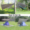 Unigear Regen-Abdeckplane, Tarp Rain Fly, Zeltdach, wasserdicht, Wanderschutz, faltbar, leicht, wasserdicht, Schutz gegen Reg