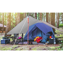 Unigear Regen-Abdeckplane, Tarp Rain Fly, Zeltdach, wasserdicht, Wanderschutz, faltbar, leicht, wasserdicht, Schutz gegen Reg