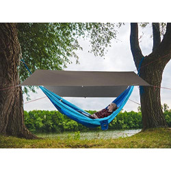 Unigear Regen-Abdeckplane, Tarp Rain Fly, Zeltdach, wasserdicht, Wanderschutz, faltbar, leicht, wasserdicht, Schutz gegen Reg