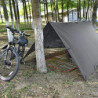KALINCO Zeltplane Tarp für Camping Hängematte Regenschutz Multifunktionales UV Schutz Sonnensegel Zelt  Braun 3X3M 