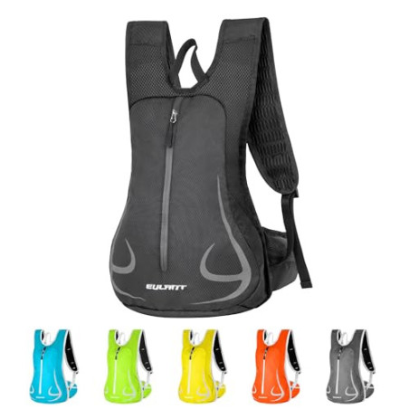 EULANT Wasserdicht Laufrucksack 15L,Klein Skirucksack,Kleiner Wanderrucksack,Fahrrad Rucksack,Leicht Sport Rucksack für Skifa