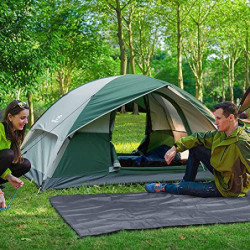 Bessport Tent Tarp 210D, Waterproof Camping Tent Tarp for Oxford Cloth, Outdoor Tent Mat with Carry Bag 2 Person Tent Hiking 