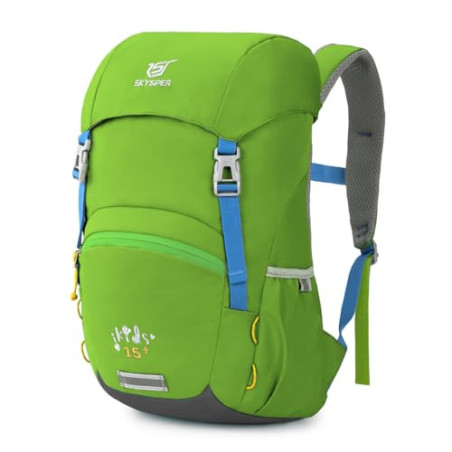 SKYSPER KIDS 15+ Kinderrucksack komfortabler Wanderrucksack Kinder für Jungen & Mädchen