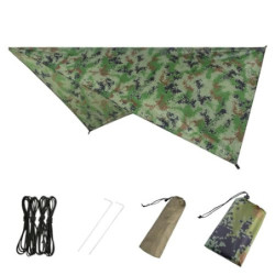 Azarxis wasserdichte Zeltplane, Tarp für Hängematte, Leicht und Kompakt, Regenschutz Sonnenschutz für Outdoor Camping Zelt  T
