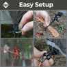 onewind Hängemattenplane, Regenfliege, Ultraleicht, große Abdeckung, Unterstand mit Türen, tragbar für Winter-Bushcraft, Zelt