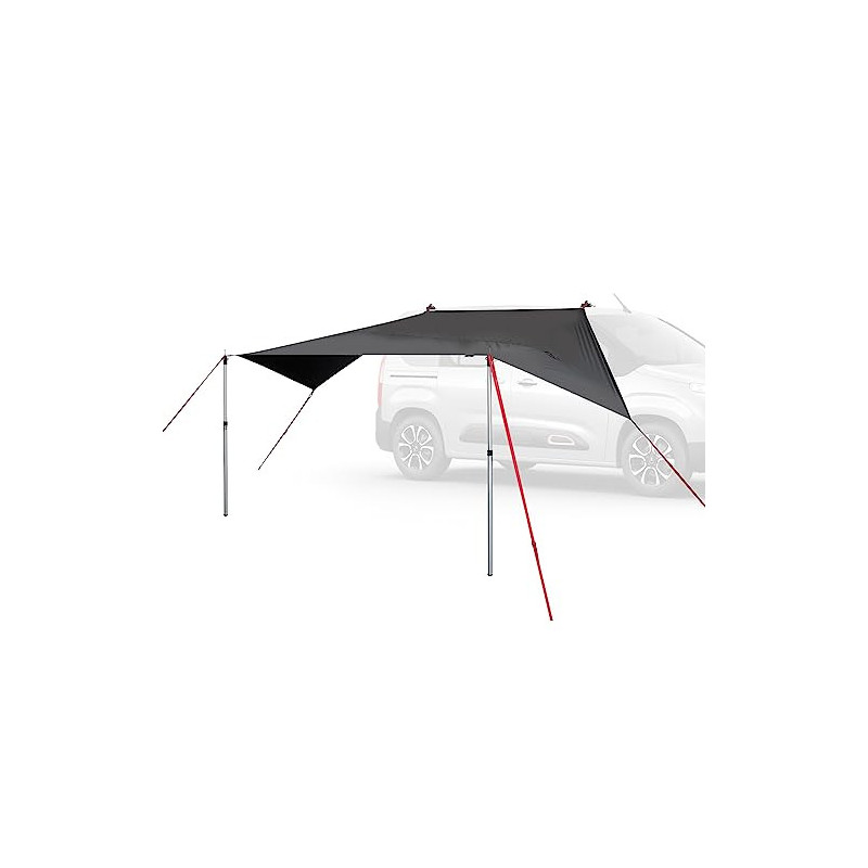 qeedo Motor Tarp Car Sonnensegel, Auto-Vordach mit UV80-Schutz, wasserdicht & lichtundurchlässig, einfache Saugnapf-Montage, qeedo Motor Tarp Car Sonnensegel, Auto-Vordach mit UV80-Schutz, wasserdicht & lichtundurchlässig, einfache Saugnapf-Montage,