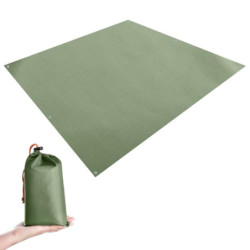 TRIWONDER wasserdichte Zeltplane 420D Camping Zelt Tarp Zeltunterlage mit Tragetasche für Hängematte, Regenschutz Sonnenschut