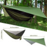 OTraki Hängematte Outdoor mit Tarp Moskitonetz 290cm x 140cm Ultraleicht Wasserdicht Camping Hammock Hängematten mit Insekten
