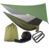 OTraki Hängematte Outdoor mit Tarp Moskitonetz 290cm x 140cm Ultraleicht Wasserdicht Camping Hammock Hängematten mit Insekten