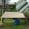 Ultraleicht Tarp 4x4 Wasserdicht Zeltplane Wasserdicht mit ösen Multifunktionales Schutz Sonnensegel für Hängematte,Wandern P