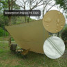 Ultraleicht Tarp 4x4 Wasserdicht Zeltplane Wasserdicht mit ösen Multifunktionales Schutz Sonnensegel für Hängematte,Wandern P