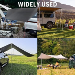 Auto Vorzelt Heckklappe 300 * 200cm,Kamanan Wasserabweisendes Sonnensegel,wasserdichte Auto-Campingzelt,Auto-Vordach,Heckklap