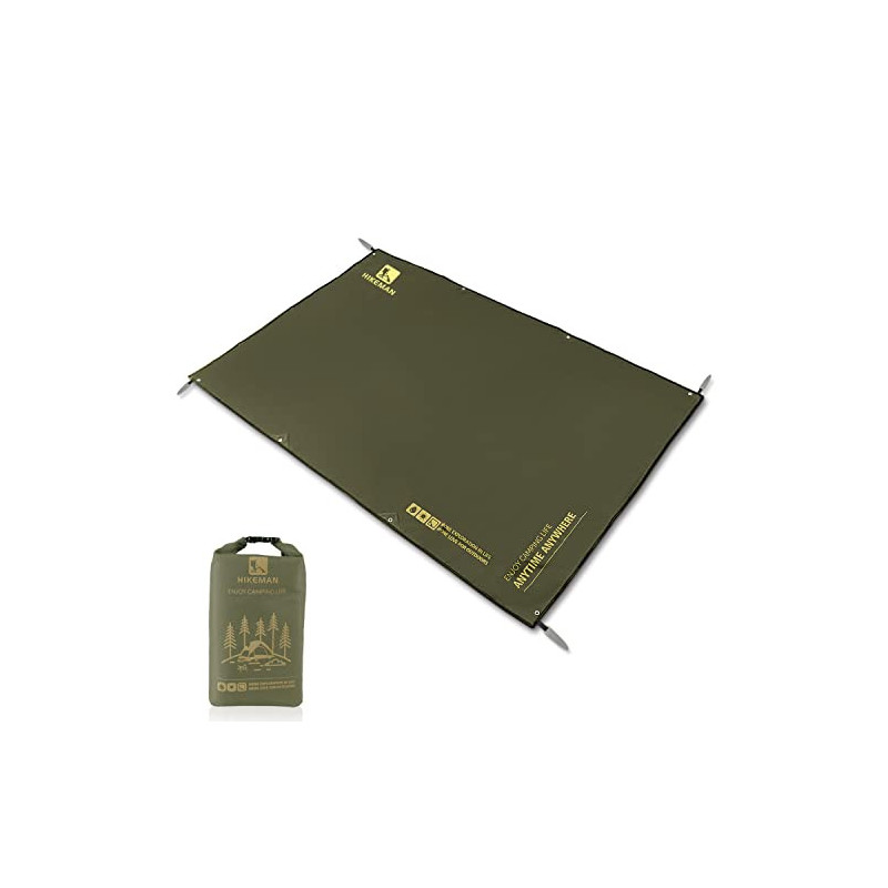 HIKEMAN wasserdichte Zeltunterlage Campingzelt Plane - Mehrzweck Zeltplane Camping Zelt Tarp,Picknickdecke für Camping,Pickni