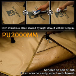 HIKEMAN wasserdichte Zeltunterlage Campingzelt Plane - Mehrzweck Zeltplane Camping Zelt Tarp,Picknickdecke für Camping,Pickni