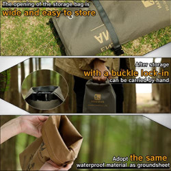 HIKEMAN wasserdichte Zeltunterlage Campingzelt Plane - Mehrzweck Zeltplane Camping Zelt Tarp,Picknickdecke für Camping,Pickni