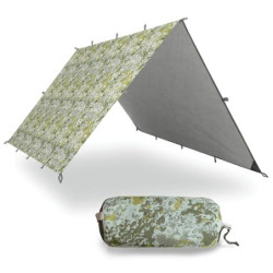 AquaQuest Safari wasserdichte Camping-Plane - Leichter Sonnenschutz oder Regenschutz - Wandern, Rucksackreisen & Hängematte, 