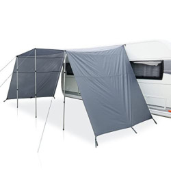 your GEAR Caravan Tarp Teramo - 3 Größen - 250, 300, 400 cm Breite, Tiefe 240 cm - UPF 50+ Sonnendach für Wohnwagen Wohnmobil