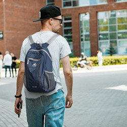 G4Free 16L Faltbarer Leichter Wanderrucksack Kleiner Rucksack Damen Herren Daypack für Outdoor Wandern Camping Reisen Kletter