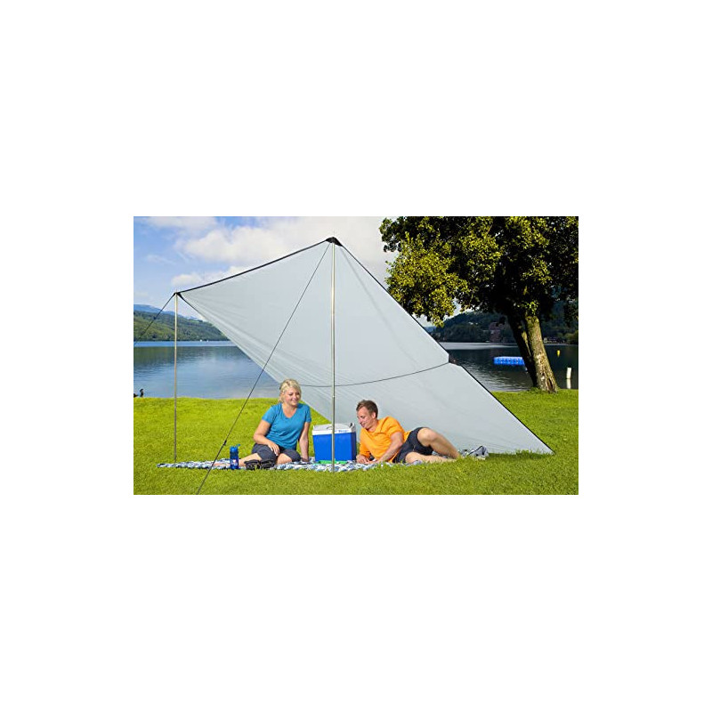 BERGER Ultraleicht Outdoor Tarp 2x3m UV+50 │ Camping Sonnensegel Wohnwagen, kleines Packmaß, Sonnenschutz für Strand Garten │ BERGER Ultraleicht Outdoor Tarp 2x3m UV+50 │ Camping Sonnensegel Wohnwagen, kleines Packmaß, Sonnenschutz für Strand Garten │