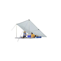 BERGER Ultraleicht Outdoor Tarp 2x3m UV+50 │ Camping Sonnensegel Wohnwagen, kleines Packmaß, Sonnenschutz für Strand Garten │