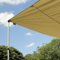 your GEAR Motorhome Cotton Tarp TC 260 x 240 Sonnensegel inkl. Aufstellstangen für Camping Bus, Van, Auto