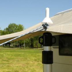 your GEAR Motorhome Cotton Tarp TC 260 x 240 Sonnensegel inkl. Aufstellstangen für Camping Bus, Van, Auto