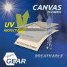your GEAR Motorhome Cotton Tarp TC 260 x 240 Sonnensegel inkl. Aufstellstangen für Camping Bus, Van, Auto