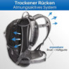 HiLo sports Radrucksack Allrounder 14 Liter - Fahrradrucksack mit Rücken Ventilationssystem - Wasserabweisender MTB Rucksack 