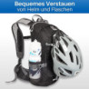 HiLo sports Radrucksack Allrounder 14 Liter - Fahrradrucksack mit Rücken Ventilationssystem - Wasserabweisender MTB Rucksack 