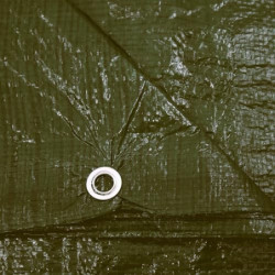 Abdeckplane 3 x 5m GRÜN Wasserdicht + 1x Bildmagnet! Gewebeplane mit Ösen Gartenplane Tarnplane Plane für Outdoor & Garten Ho