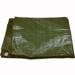 Abdeckplane 3 x 5m GRÜN Wasserdicht + 1x Bildmagnet! Gewebeplane mit Ösen Gartenplane Tarnplane Plane für Outdoor & Garten Ho